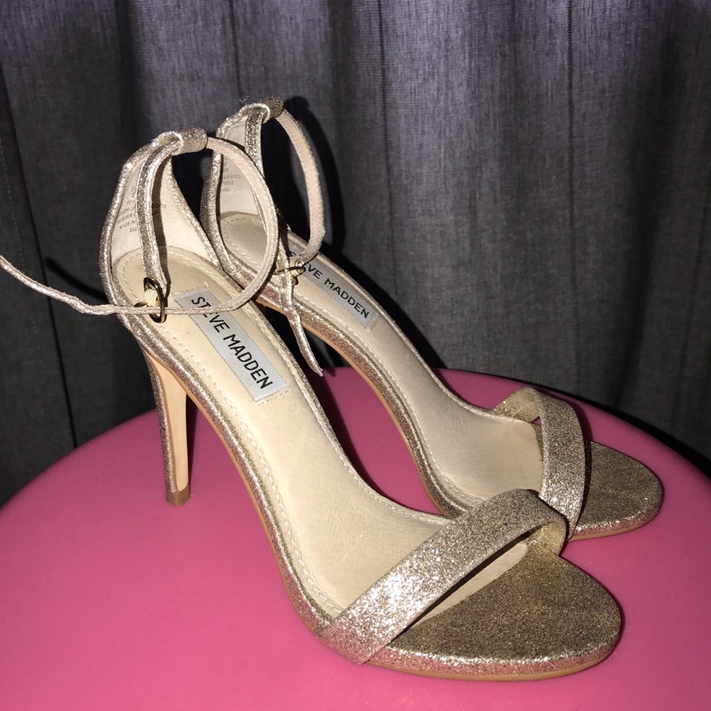 glitter heels from steve madden